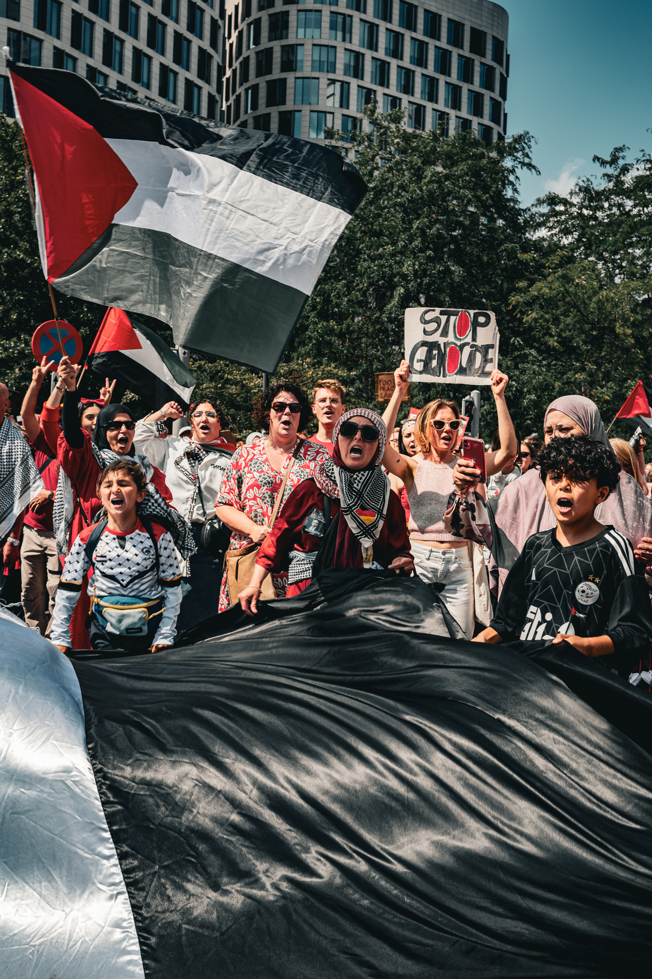 Gaza betoging Brussel